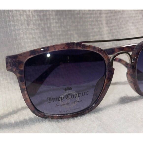 juicy couture New brow bar sunglasses wjc71sg13 Purple Black square Tortoise - Picture 4 of 13
